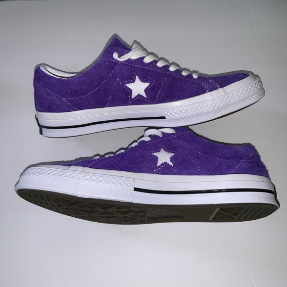 purple suede converse